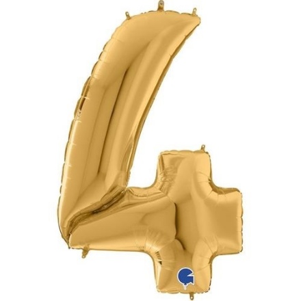 Picture of Gold Foil Number 4 - 163 cm