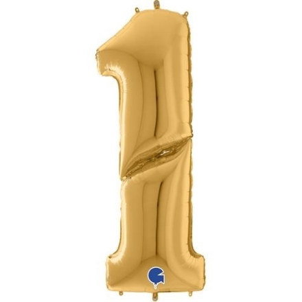 Picture of Golden foil number 1 - 163 cm