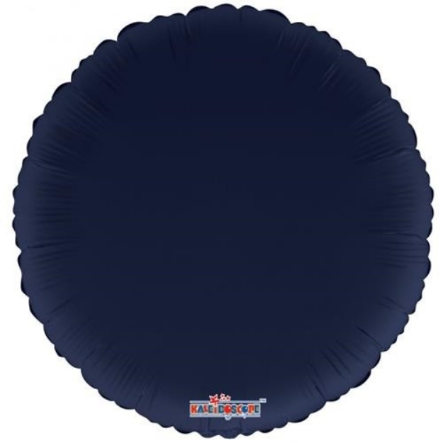 Obrázek z Foliový balonek kruh navy blue 46 cm 