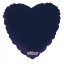 Obrázek Foliový balonek srdce navy blue 46 cm - Nebalený