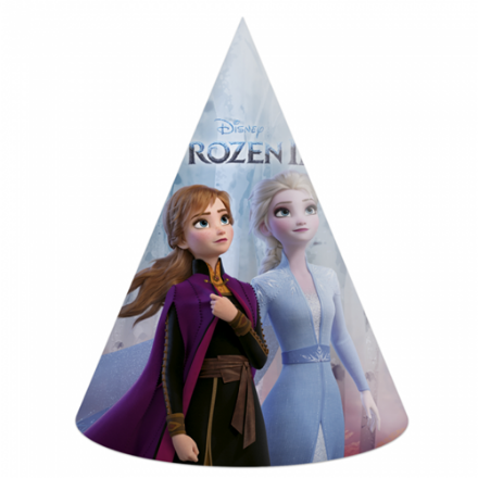 Obrázek Papírová čepička Frozen 2 - 6 ks