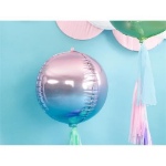 Obrázok z Fóliový balónik koule Ombre fialovo-modrý 35 cm 