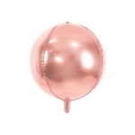 Obrázek z Foliový balonek koule Ombre rose gold 40 cm 