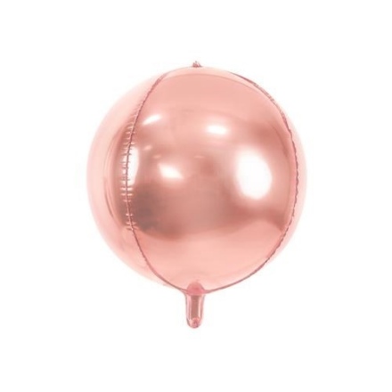 Obrázek Foliový balonek koule rose gold 40 cm