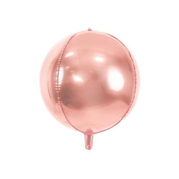 Foliový balonek koule rose gold 40 cm