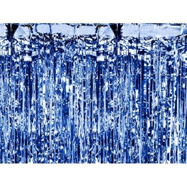 Obrázek z Party závěs modrý 90 x 250 cm 