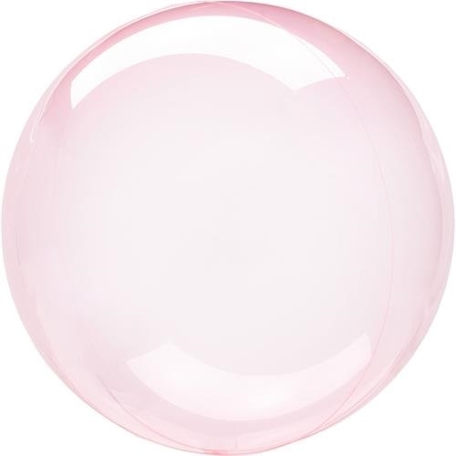 Levně Dekorační bublina průhledná růžová 45–55 cm