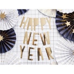 Obrázok z Party nápis zlatý metalický Happy New Year 90 cm