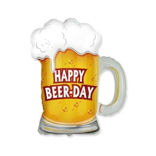 Obrázek z Foliový balonek Pivo Happy Beer-day 60 cm 