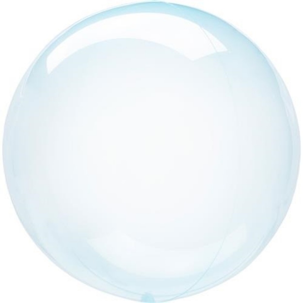 Obrázek z Dekorační bublina průhledná modrá 51 cm 
