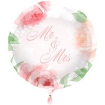Obrázek z Foliový balonek růže Mr a Mrs 45 cm 