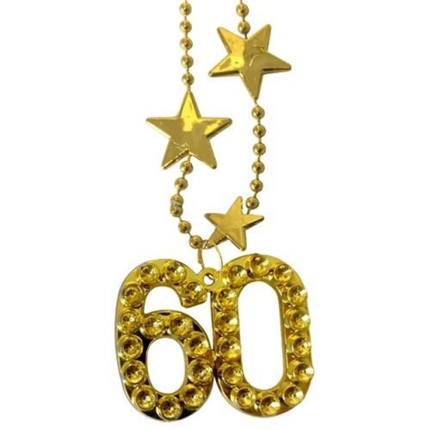 Obrázek z Zlatý náhrdelník - s číslem 60 