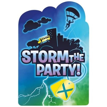 Obrázek Party pozvánky Battle Royal 8 ks