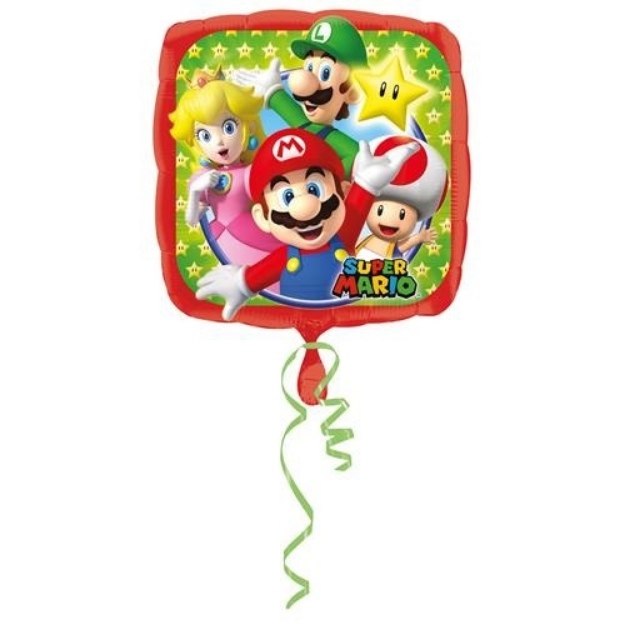 Obrázok z Fóliový balónik Super Mario 43 cm 