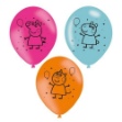 Obrázok z Latexové balóniky Prasiatko Peppa New - 6 ks