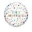 Obrázok z Fóliový balónik Rainbow Confetti - francúzsky nápis 43 cm 