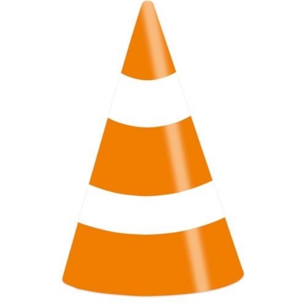 Party čepičky Dopravní kužel 8 ks