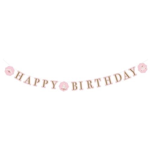 Levně Party nápis Na den princeznou Happy Birthday 170 x 15 cm