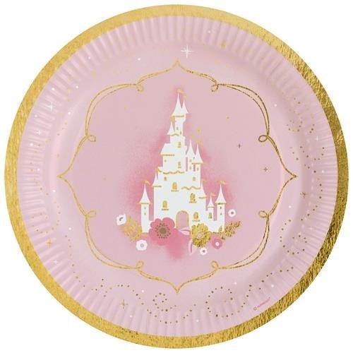 Levně EKO Papírové talíře Na den princeznou 23 cm