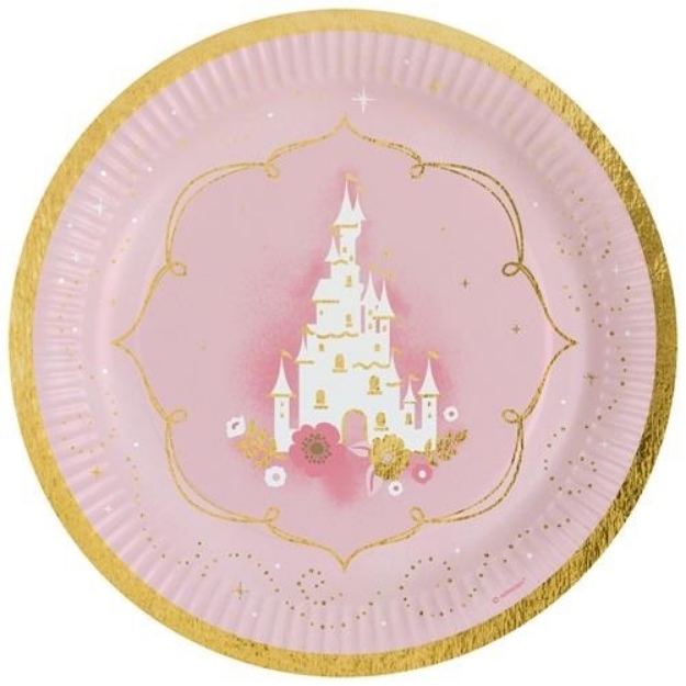 Obrázok z EKO Papierové taniere Na deň princeznou 23 cm