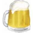 Obrázok z Fóliový balónik Pivo polliter - priehľadný 59 cm