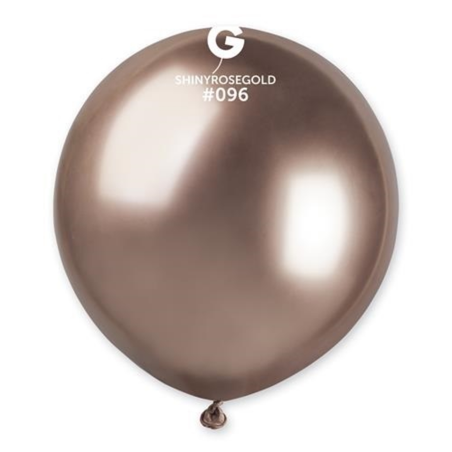 Latexový balonek Gemar Chrom rose gold 48 cm