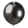 Obrázek Latexový balonek Gemar Chrom šedý 48 cm