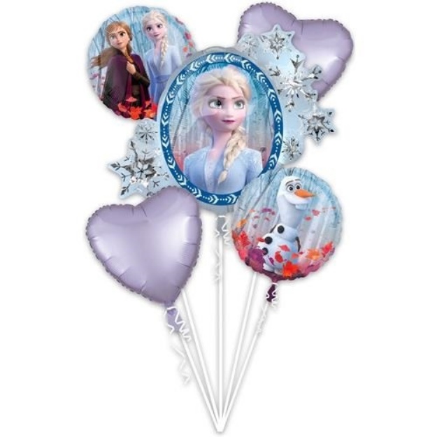 Obrázek z Sada foliových balonků Frozen 2 - 5 ks 