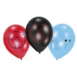 Picture of Latexové balonky Kouzelná beruška a černý kocour 6 ks - 23 cm