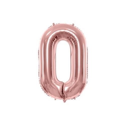 Picture of Foliová číslice - rose gold 0 - 86 cm