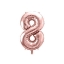 Obrázok z Foliová číslice - rose gold 8 - 86 cm