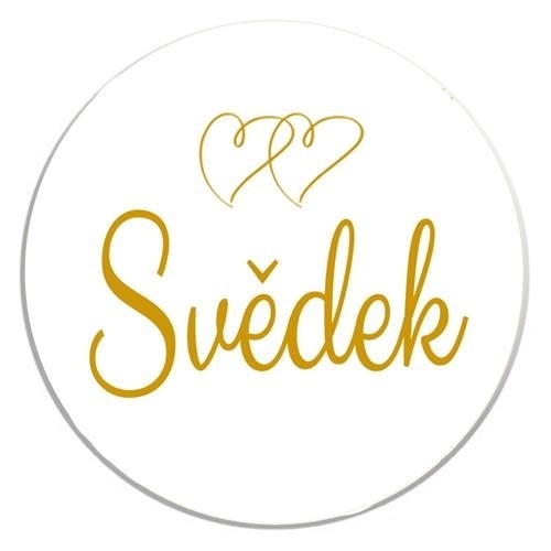 Placka Svedok 6 cm