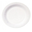 Picture of White paper plates 18 cm, 100 pcs