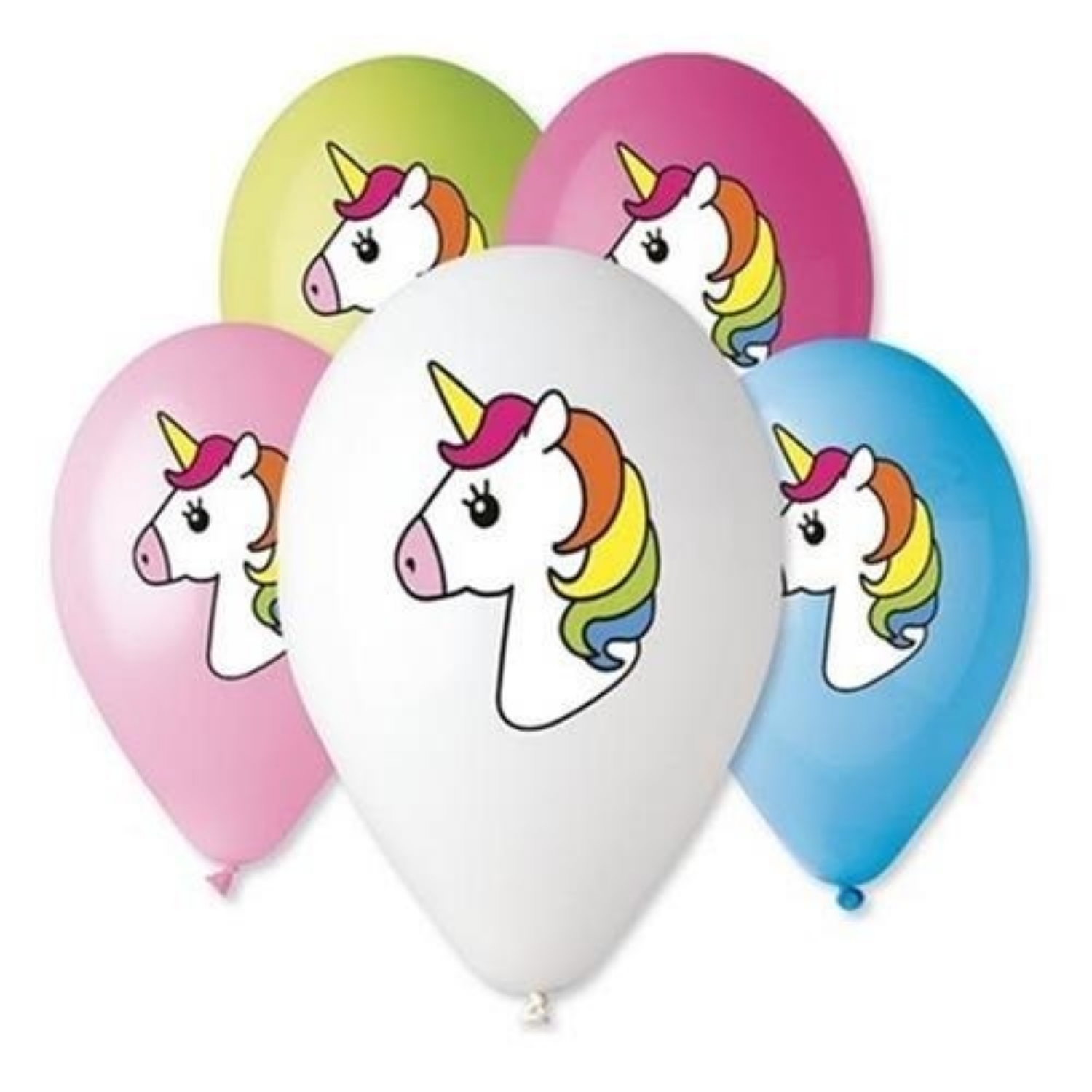 Levně Latexový balonek - hlava Jednorožce 30 cm