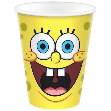 Picture of Papírové party kelímky Sponge Bob 8 ks