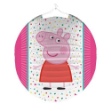 Obrázek Závěsný lampion kulatý Prasátko Peppa 25 cm