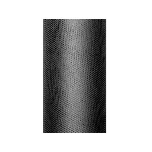 Levně Tyl dekorační černý 30 cm x 9 m