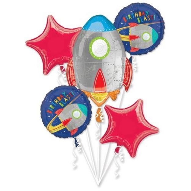Obrázek z Sada foliových balonků Vesmír - 5 ks 