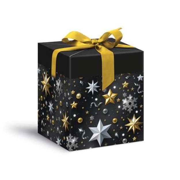 Obrázok z Darčeková krabička Luxus Christmas - rychloskládací 12 x 15 cm 