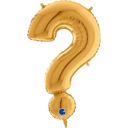 Picture of Foliový symbol Otazník zlatý 102 cm