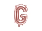 Obrázek z Foliové písmeno G rose gold 35 cm 