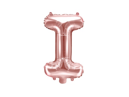 Picture of Foliové písmeno I rose gold 35 cm
