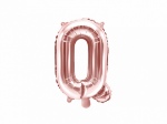 Obrázek z Foliové písmeno Q rose gold 35 cm 