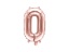 Obrázok z Foliová číslice - rose gold 0 - 35 cm