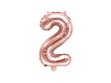 Obrázok z Foliová číslice - rose gold 2 - 35 cm