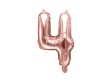 Picture of Foliová číslice - rose gold 4 - 35 cm