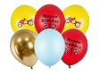 Picture of Latexové balonky Happy Birthday - závodní auta 6 ks
