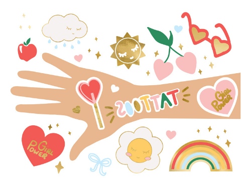 Detské tetovanie Daisy 12 ks