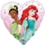 Obrázek Foliový balonek srdce Disney princezny 43 cm