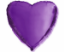 Obrázok z Fóliový balónik srdca fialovej – 45 cm (nebalený)